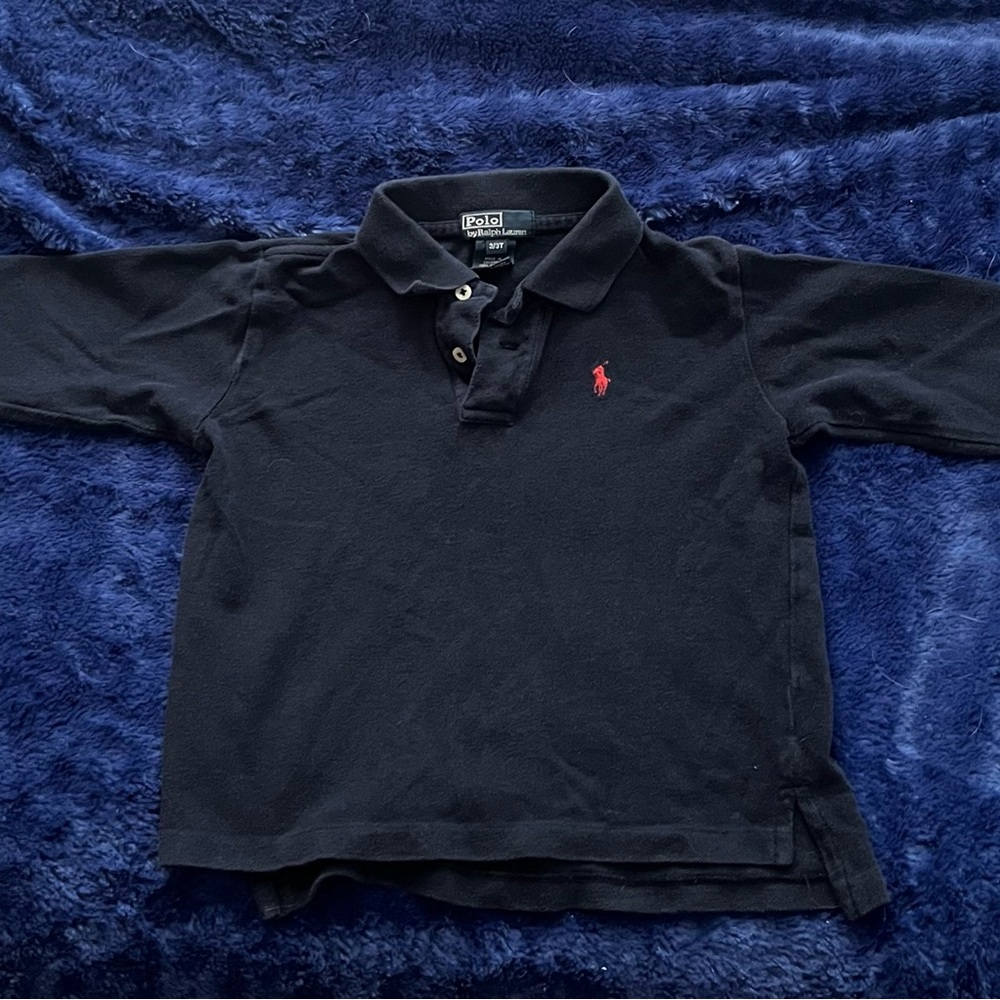 Ralph Polo Long Sleeve Shirt Size 3T. Used, great condition. Non-smoking home.